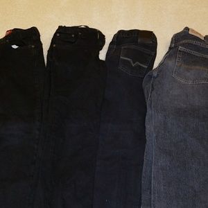 Boys black jeans